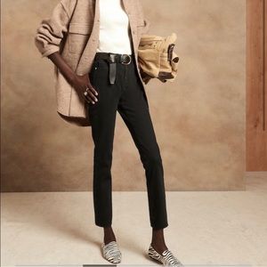 Banana Republic Black High Rise Slim Jeans 26